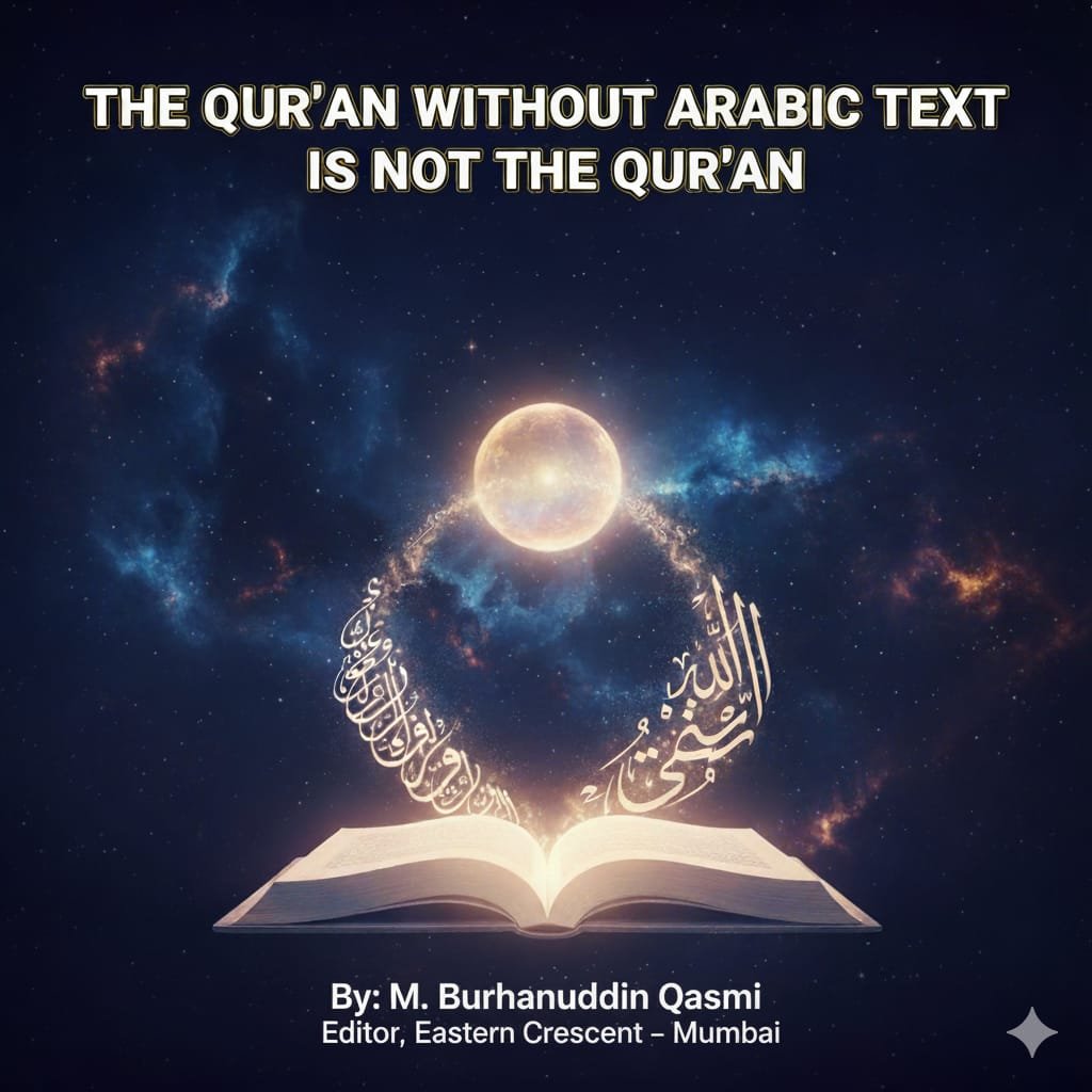 THE QUR'AN WITHOUT ARABIC TEXT IS NOT THE QUR'AN